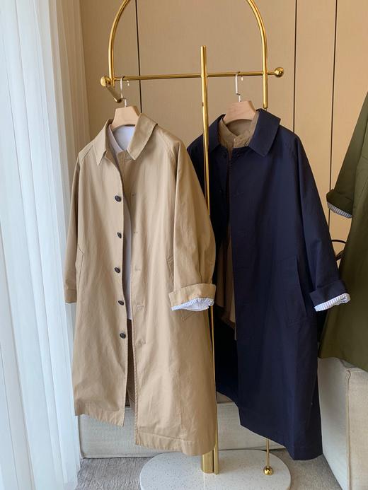 826-12 出工厂大门就你家 45R 宽松廓形 中长款 韩系风衣 出片的三色 商品图11