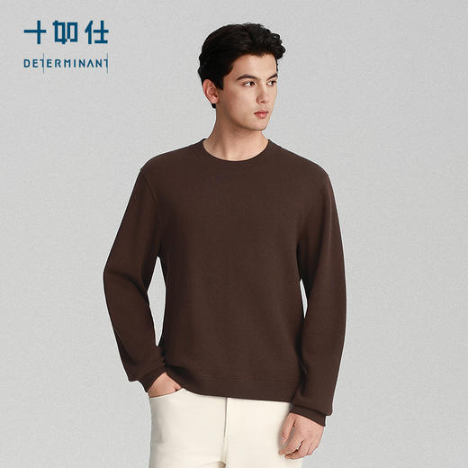 【FW新品】秋冬针织圆领牦牛绒圆领毛衣-FS06-02 商品图2