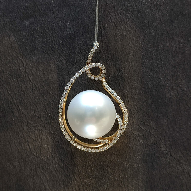 海水珍珠挂件吊坠14.5mm