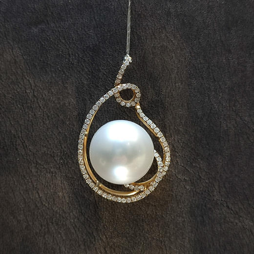 海水珍珠挂件吊坠14.5mm 商品图0