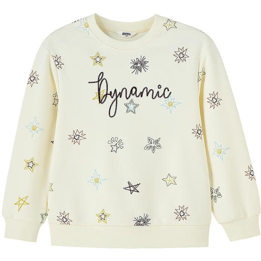 【实体店同款】女童圆领卫衣秋季新款安奈儿童装AG531343 商品图5