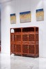 红桥红  家具严选  缅甸花梨（大果紫檀）【188 龟背纹亮格柜】 商品缩略图1