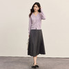 【09/03新品】熙世界通勤百褶半身裙女2025秋装新款学院风中长款A字伞裙西装裙 商品缩略图4