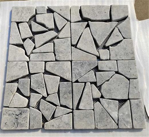 布鲁塞尔灰墙石/粘网碎拼 商品图0