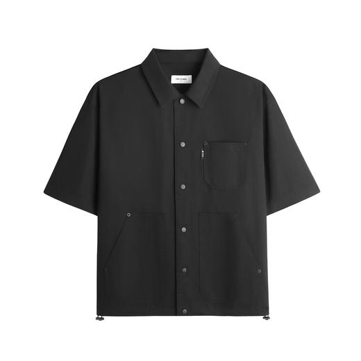 HIM漢崇 潮流简约工装多袋设计宽松耐磨休闲短袖衬衫男 2026春季 商品图4