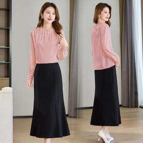 HR HBLJRA1075-6气质女神范套装精致职业装轻熟风套装裙