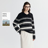 棉仓366605045-条纹POLO领短袖针织衫 商品缩略图0