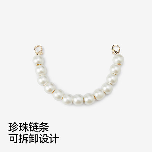 森马包包女小方包优雅小香风斜挎包菱格珍珠链条包2025新款单肩包 商品图3