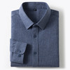 【含羊毛】罗蒙秋冬长袖衬衫男士厚款柔软舒适轻商务风百搭上班通勤长袖衬衣 商品缩略图9