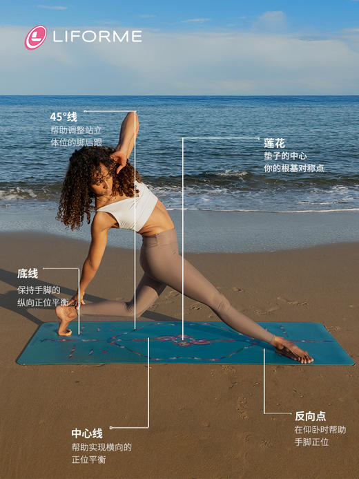 LIFORME瑜伽垫天然橡胶Tropical Paradise热带天堂 商品图2