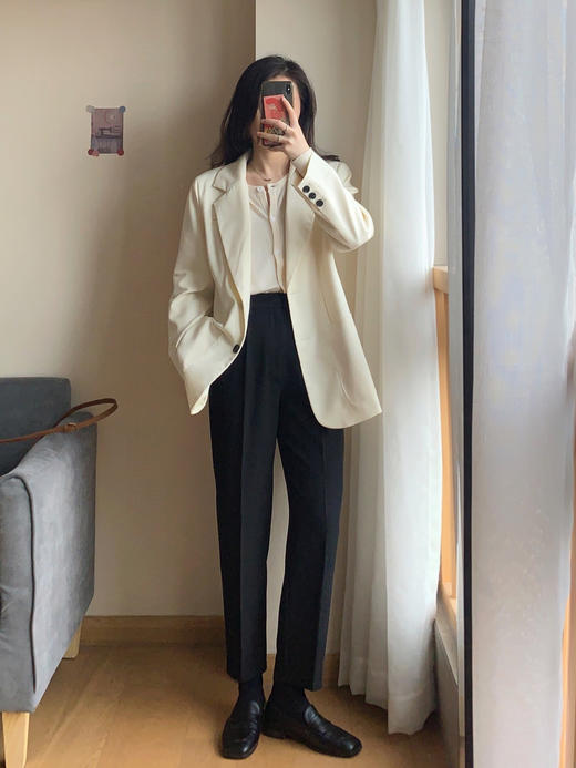 神裤驾到精纺九分烟管锥形西裤 商品图11