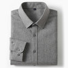 【含羊毛】罗蒙秋冬长袖衬衫男士厚款柔软舒适轻商务风百搭上班通勤长袖衬衣 商品缩略图10