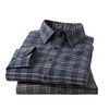 【含绵羊毛】罗蒙秋冬长袖格纹衬衫男士翻领时尚百搭通勤磨毛保暖舒适男士长袖衬衣 商品缩略图9