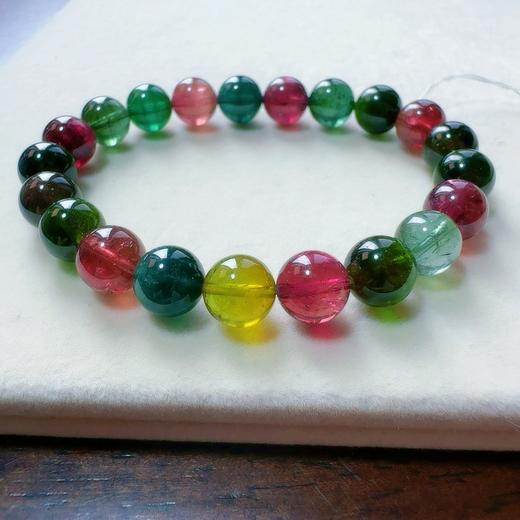 8.8mm单圈老矿碧玺手串 商品图0