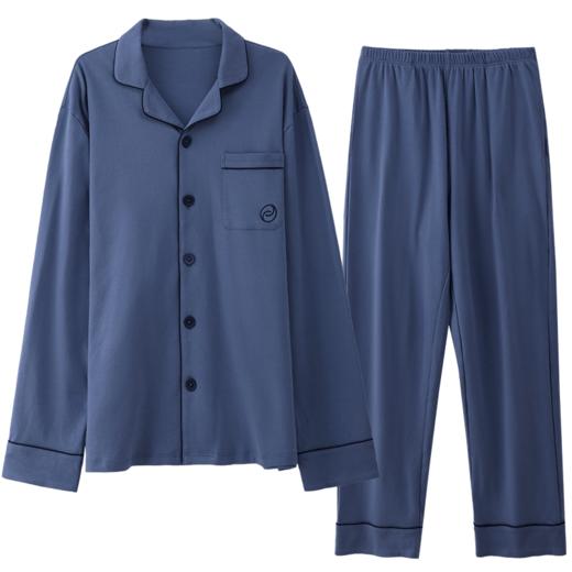 康妮雅男式长袖长裤开襟套装 商品图5