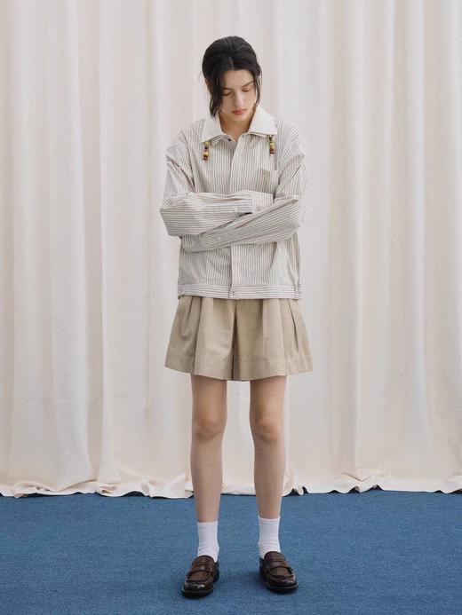 LIVINGTOWN/LT双层领短款衬衫外套 商品图2