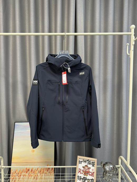 点此购买 海丽汉森春秋季男女情侣款科技户外软壳抓绒冲锋衣 kad 328533 商品图1