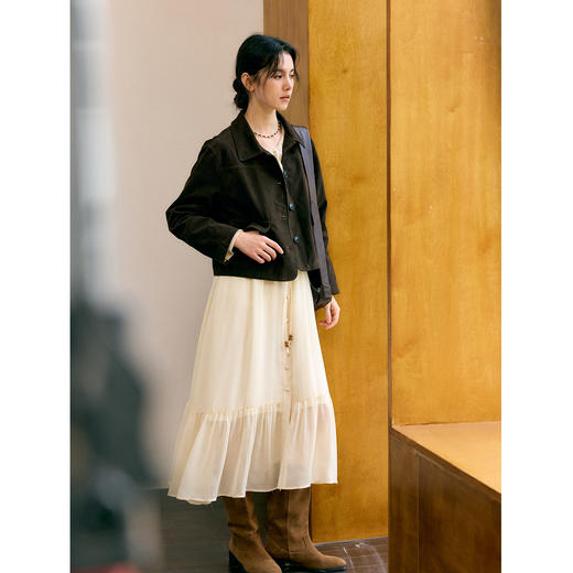 HeyDress荷叶边度假风收腰连衣裙 商品图3