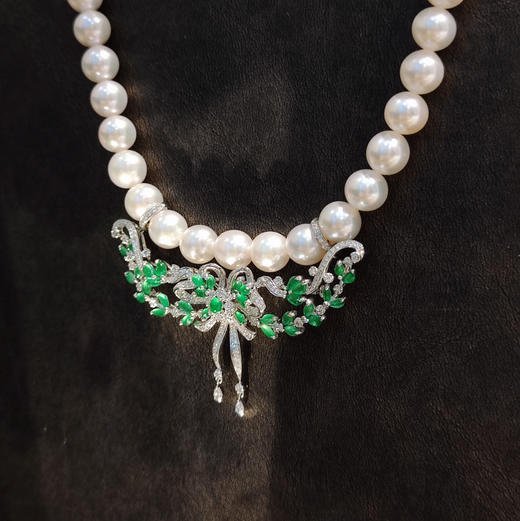 〔珠玉满堂〕两用珍珠翡翠项链 商品图3