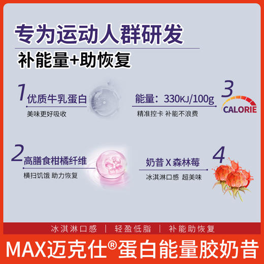 跑能迈克仕MAX版酸奶味能量胶40g(太好吃啦） 商品图2