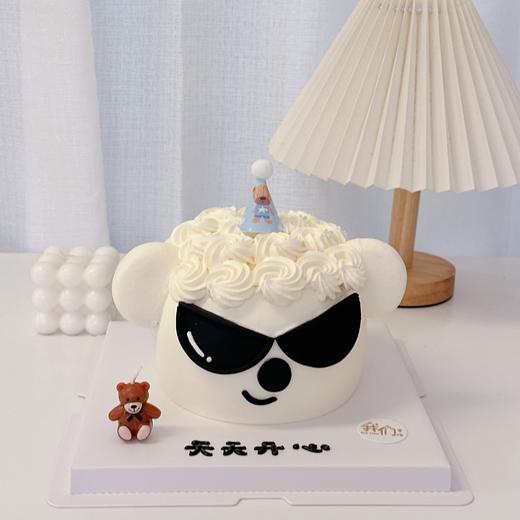 立体搞怪墨镜耍酷卡通蛋糕-低糖处理无添加 商品图5
