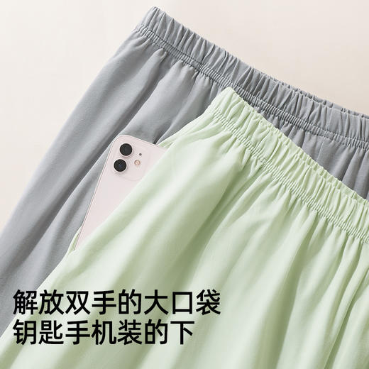 【商场同款】熳洁儿 情侣款早秋新款冰瓷棉家居服长袖开衫套装25703212/25703912 商品图9