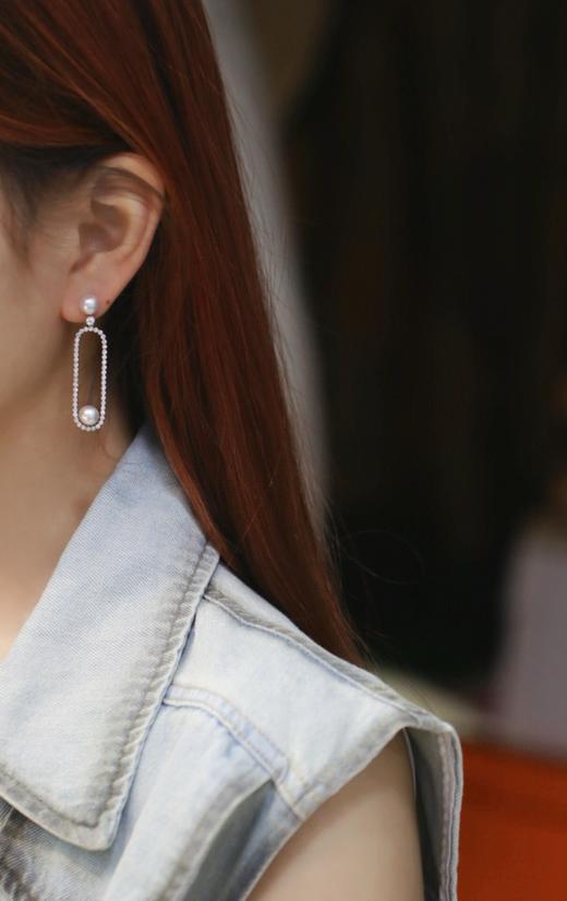 7-7.5mm真多麻珍珠耳坠 商品图2
