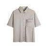 HIM漢崇 层次感袋盖工装口袋宽松潮流百搭短袖休闲衬衫 2026春季 商品缩略图4