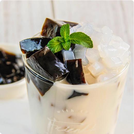 1kg 果仙尼 椰果果味酱 奶茶店水果捞小料  袋装 椰果粒酱 饮品原料小料 商品图2