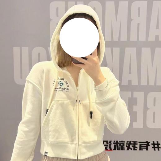 【S/XL码，如无货将做退款】
安德玛UA春夏Project Rock强森女子棉织训练运动外套 1379002-130 商品图3
