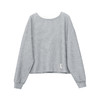 VIMAGE纬漫纪肌理感灰色宽松卫衣棉混纺撞色休闲2025秋季新款小上衣V2413103 商品缩略图6