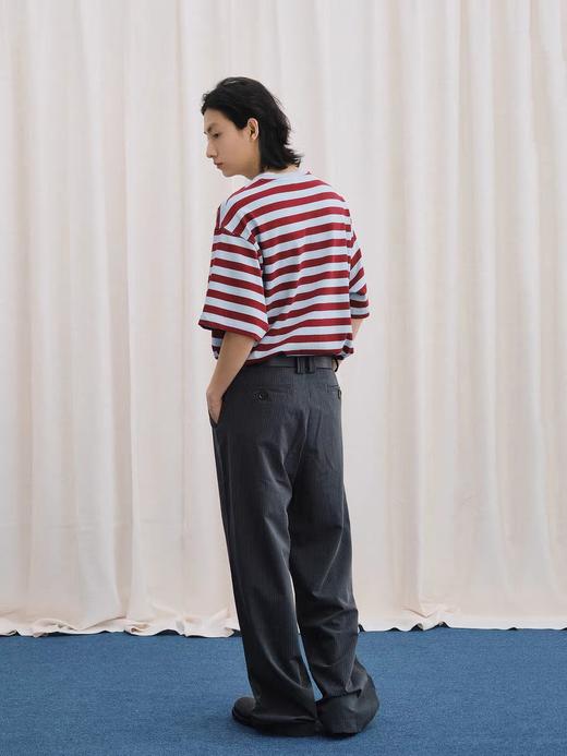 LIVINGTOWN/LT绅士条纹工作西裤 商品图1