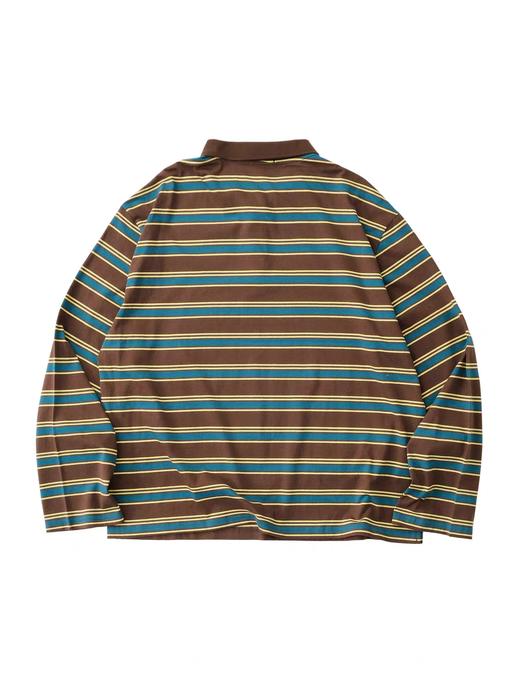 LIVINGTOWN/LT缤纷撞色长袖POLO 商品图2