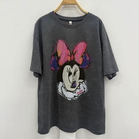 NC圆领卡通图案短袖T恤50702（灰）夏季153011750321