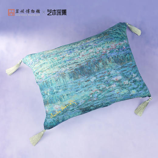苏州博物馆 莫奈印象靠枕 商品图1
