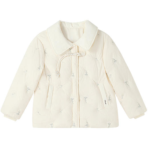 【实体店同款】女童中长款羽绒服冬季新款安奈儿童装AG545336 商品图5