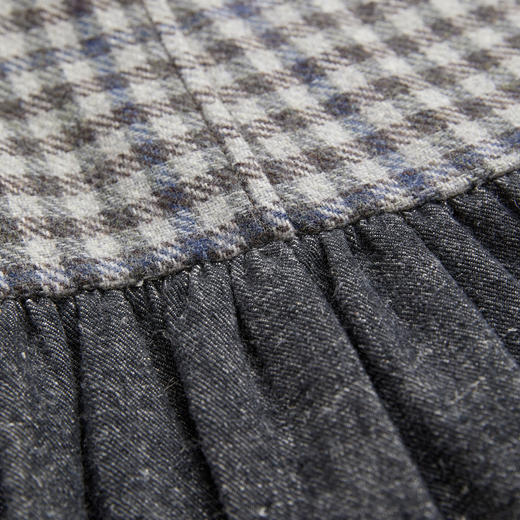 ROMI STUDIO“独特复古”重磅亚麻牛仔砂洗流苏半身裙 RWCRXJ4606 商品图4