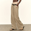 Ariseism 美式复古宽松蕾丝腰头休闲裤女秋季新款长裤子 商品缩略图1