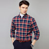 【全棉】罗蒙秋冬格子长袖衬衫男士加厚柔软亲肤职业装通勤百搭男士长袖衬衣 商品缩略图2