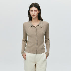 棉仓366605038-25秋polo领长袖针织上衣