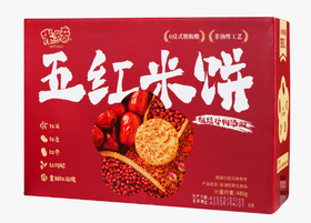 五红米饼（米多奇）480g/箱