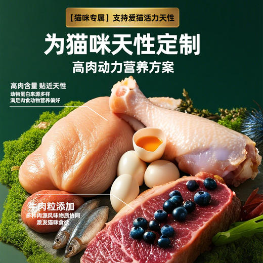冒险与它全价全期多拼猫粮2.5kg 牛肉粒+鸡肉松 高适口性【包装更新】 商品图6