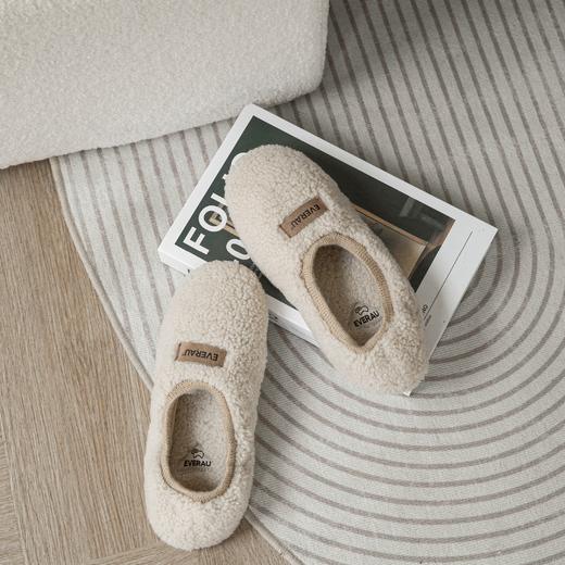 【澳洲品牌】EVERAU 休闲家居鞋女士羊皮毛一体软底室内鞋EA2055 商品图3