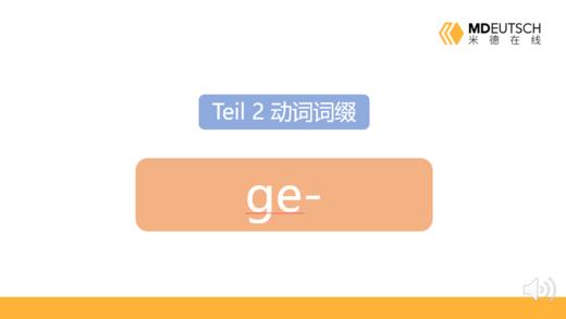 动词前缀 ge- 商品图0