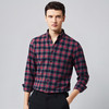 【全棉】罗蒙秋冬格子长袖衬衫男士厚款舒适柔软百搭简约通勤长袖保暖衬衣 商品缩略图2