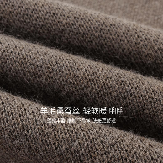 马克珍妮男女童复古学院绵羊毛针织马甲2025年秋冬新款551815 商品图4