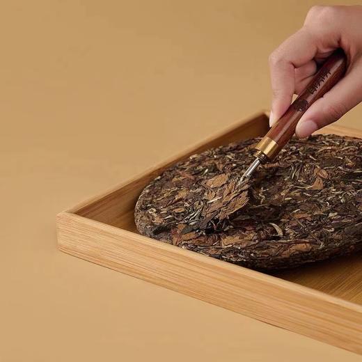 白大师福鼎白茶岁月珍藏2017年寿眉茶饼300克木质礼盒装 商品图3