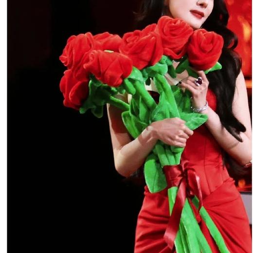 仿真布艺玫瑰花大幂幂同款氛围感1米仿真花  （5只十堰主城区包邮） 商品图0