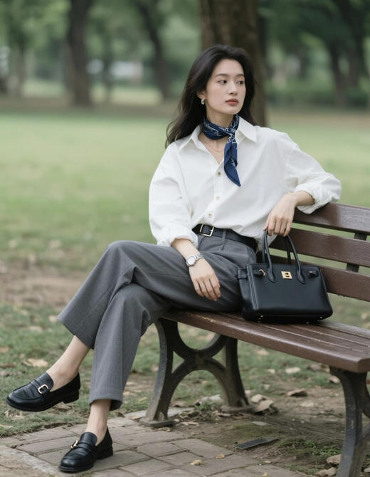 神裤驾到精纺九分烟管锥形西裤 商品图0