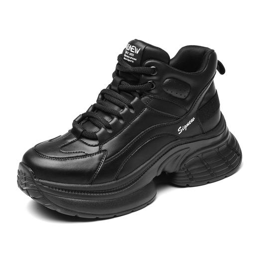 厚底增高妈妈鞋软底舒适高帮休闲鞋时尚百搭老爹鞋女2025新款秋季X5Q093-192 商品图3